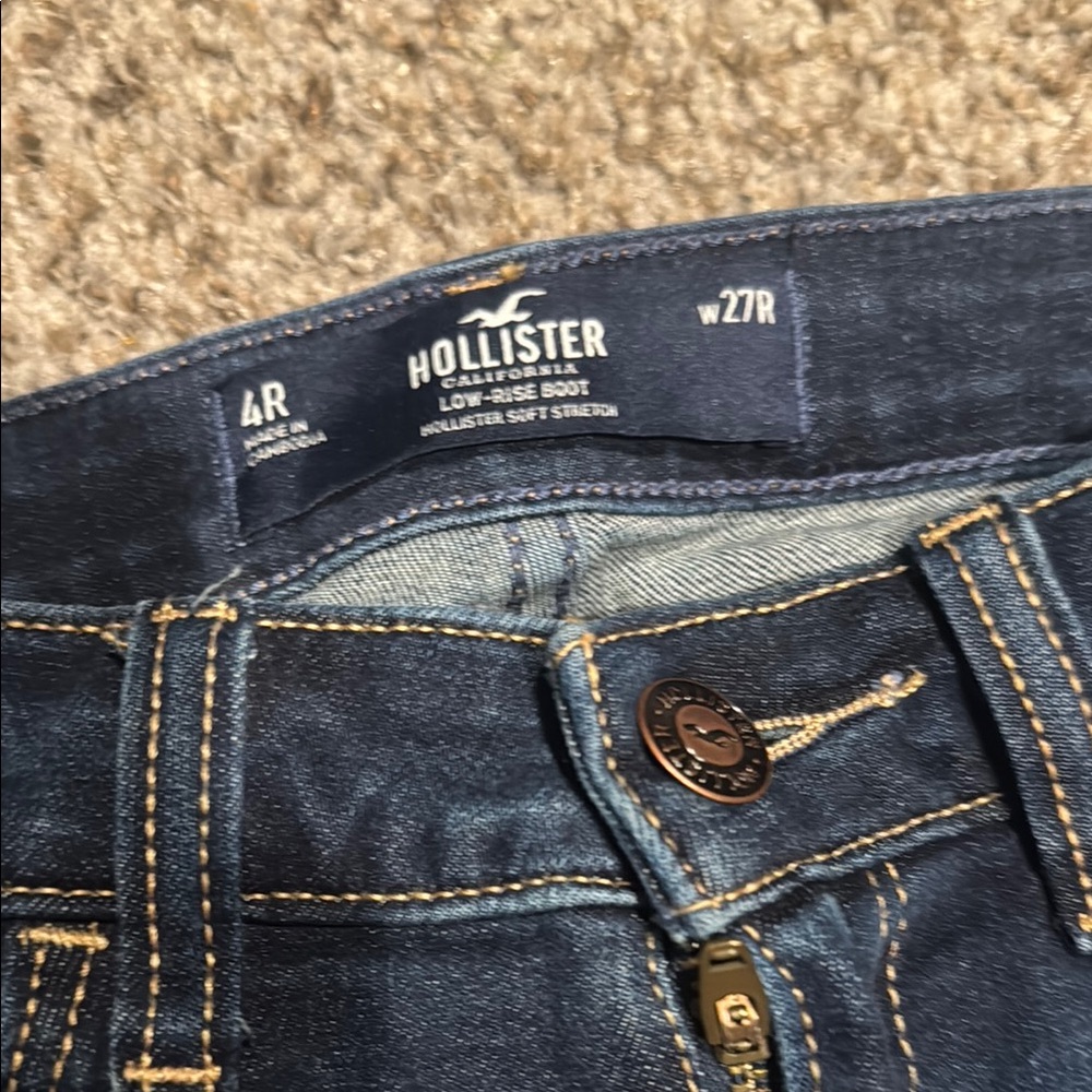 Hollister Dark Blue Flare Jeans